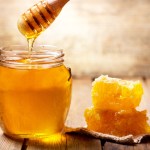 honey in a jar