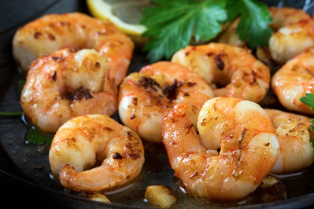 cooked shrimp