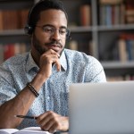 Man on computer