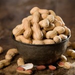 bowl of shelled peanuts