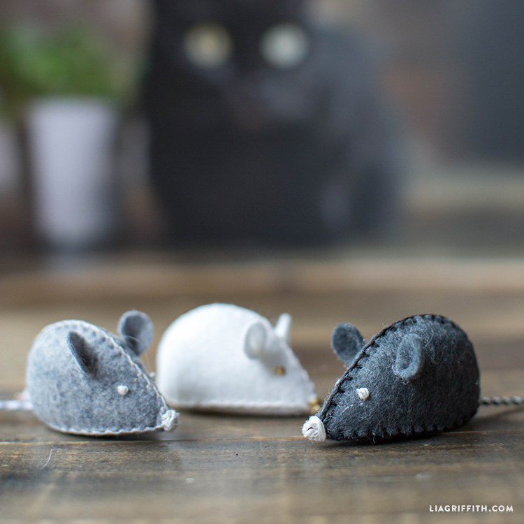 felt mouse cat toys