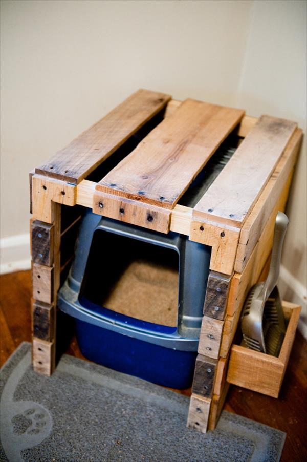 pallet litter box